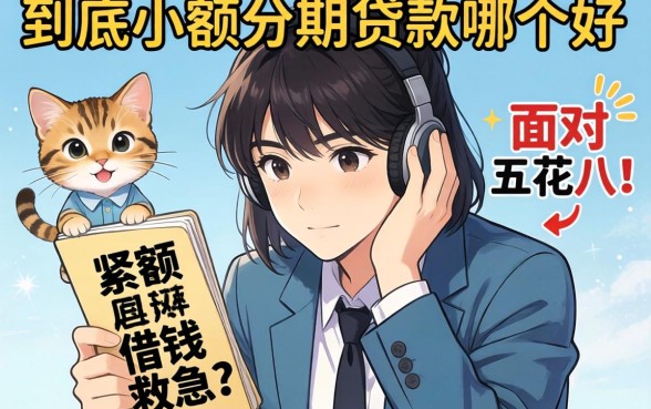 手头紧想借钱救急？面对五花八门的选择，到底小额分期贷款哪个好？