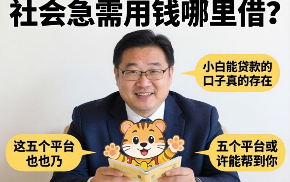 初入社会急需用钱哪里借?小白能贷款的口子真的存在吗?这五个平台或许能帮到你