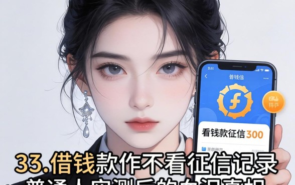 有什么借钱软件不看征信记录？普通人实测后的血泪真相