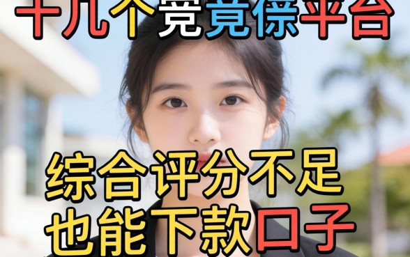 我试了十几个平台,发现综合评分不足也能下款的口子竟然是这几个