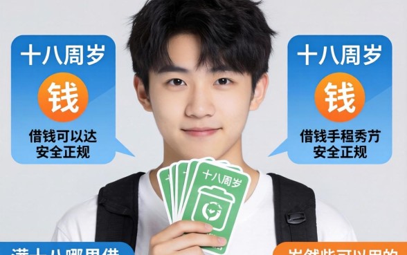 刚满十八岁急需用钱哪里借？哪些满十八周岁可以用的借钱软件安全正规？