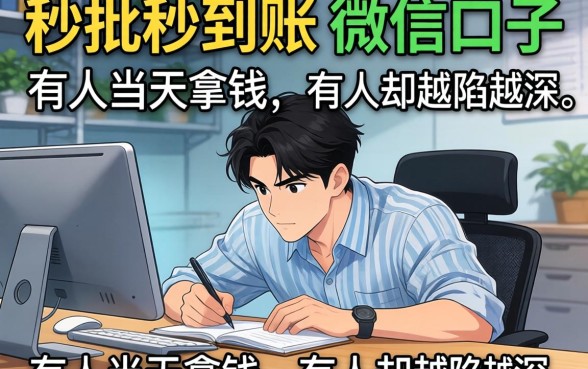 揭秘秒批秒到账的微信口子：有人当天拿钱，有人却越陷越深