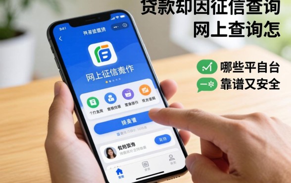 急需贷款却因征信受阻?手机征信查询网上查询怎么操作?哪些平台靠谱又安全?