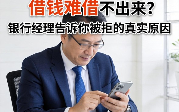 手机借钱难借不出来？银行经理告诉你被拒的真实原因