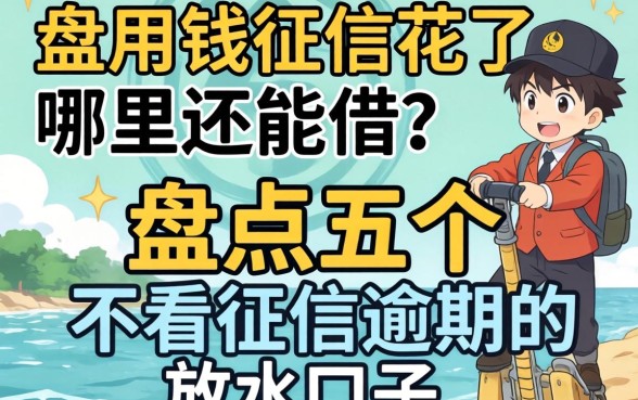 急用钱征信花了哪里还能借？盘点五个不看征信逾期的放水口子