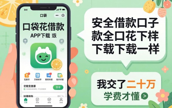 找像口袋花借款app下载一样安全的借款口子，我交了二十万学费才懂