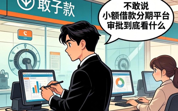 银行内部人不敢说:小额借款分期平台审批到底看什么
