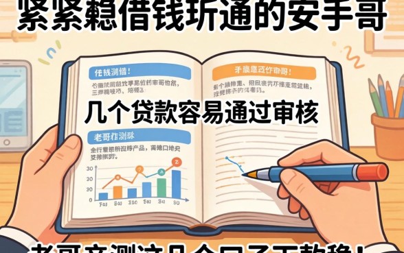 手头紧想借钱，哪几个贷款容易通过审核？老哥亲测这几个口子下款稳！