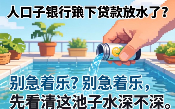 新口子银行旗下贷款放水了？别急着乐，先看清这池子水深不深