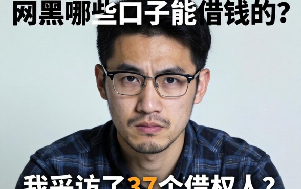 网黑哪些口子能借钱的？我采访了37个借款人，答案很残酷