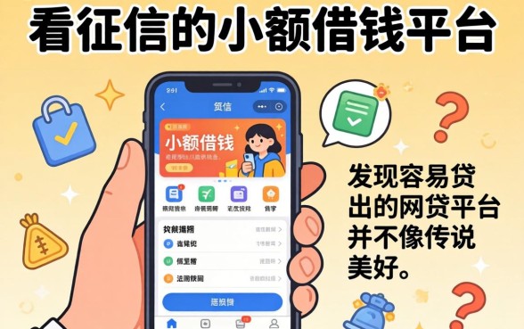 我试了那些不看征信的小额借钱平台，发现容易贷出的网贷平台并不像传说中那么美好