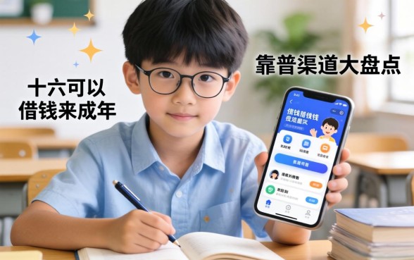 急需用钱却未成年？十六岁可以借钱的软件有哪些？靠谱渠道大盘点