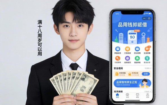 刚满十八岁急需用钱哪里借？哪些满十八周岁可以用的借钱软件安全正规？