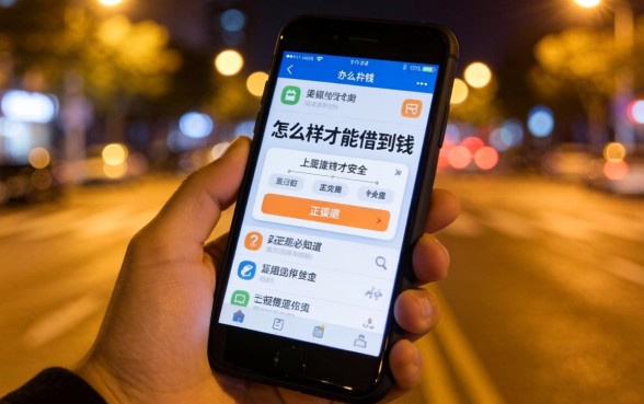 深夜急需用钱怎么办？手机上怎么样才能借到钱才安全？这几个正规渠道你必须知道