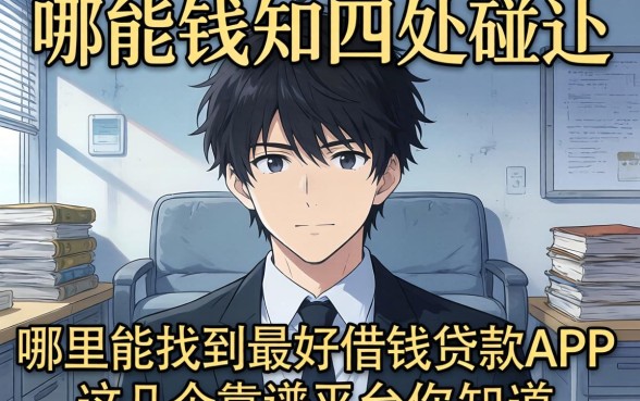 急需用钱却四处碰壁？哪里能找到最好借钱的贷款app？这几个靠谱平台你知道吗？