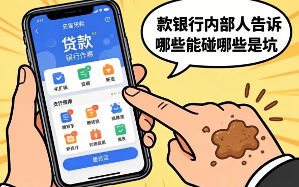 手机有什么软件可以贷款？银行内部人告诉你哪些能碰哪些是坑