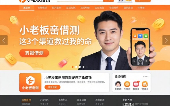 什么网站能借钱？小老板亲测：这3个渠道救过我的命