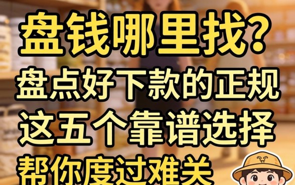 急需用钱哪里找？盘点好下款的正规平台，这五个靠谱选择帮你度过难关
