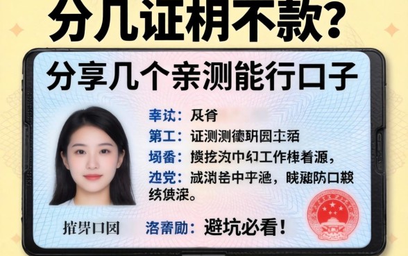 只有身份证想下款?分享几个亲测能行的口子,避坑必看!