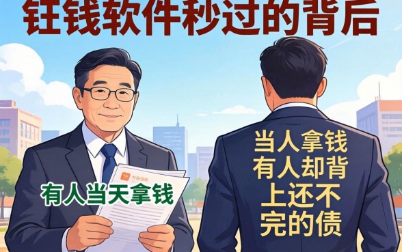借钱软件秒过的背后：有人当天拿钱，有人却背上还不完的债