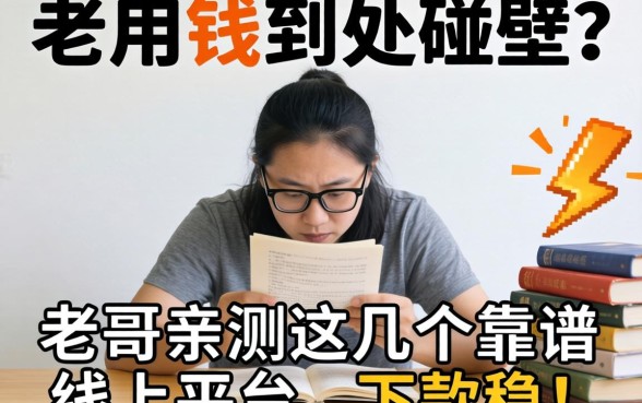 急用钱到处碰壁？老哥亲测这几个靠谱线上平台，下款稳！