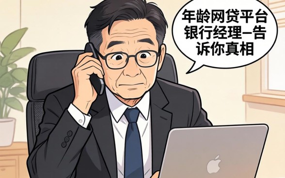 有没有无视年龄的网贷平台？银行经理告诉你真相