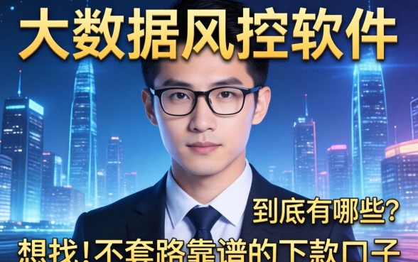 求助大神：大数据风控软件到底有哪些？想找个不套路靠谱的下款口子！
