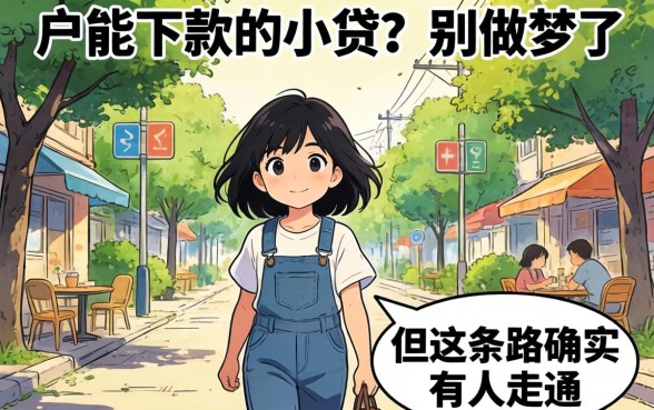 黑户能下款的小贷?别做梦了,但这条路确实有人走通