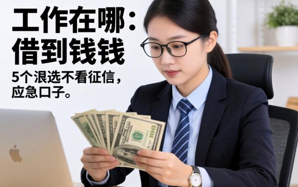 没工作在哪可以借到钱？分享5个不怎么看征信的应急口子