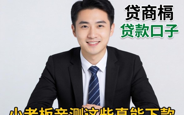 2026门槛低的贷款口子，小老板亲测这些真能下款