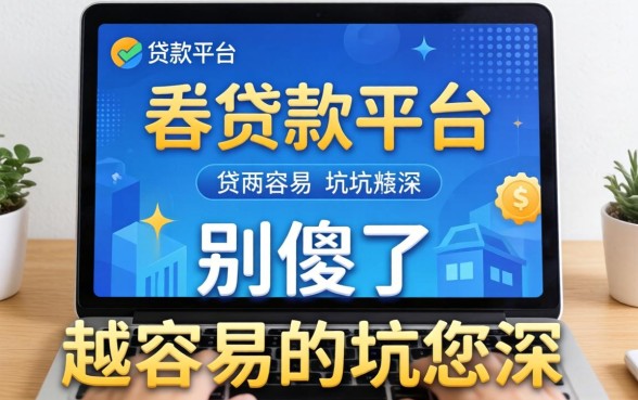 网上最容易的贷款平台?别傻了,越容易的坑越深