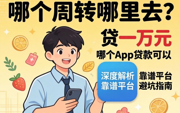 急需周转哪里去？哪个app贷款可以贷一万元？深度解析靠谱平台与避坑指南