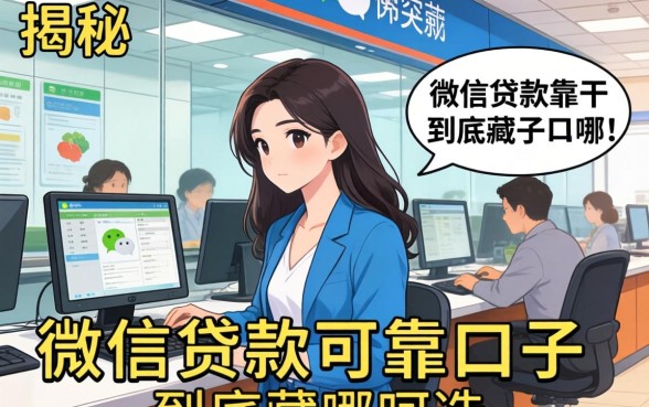 银行内部人揭秘:微信贷款可靠口子到底藏在哪