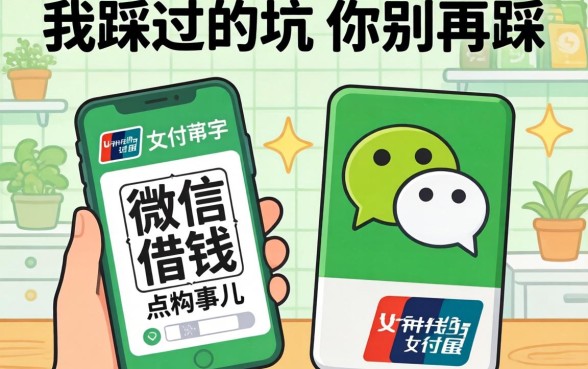 支付宝微信借钱这事儿，我踩过的坑你别再踩