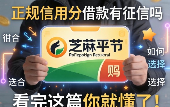芝麻信用分借款有征信吗？正规平台如何选择，看完这篇你就懂了！