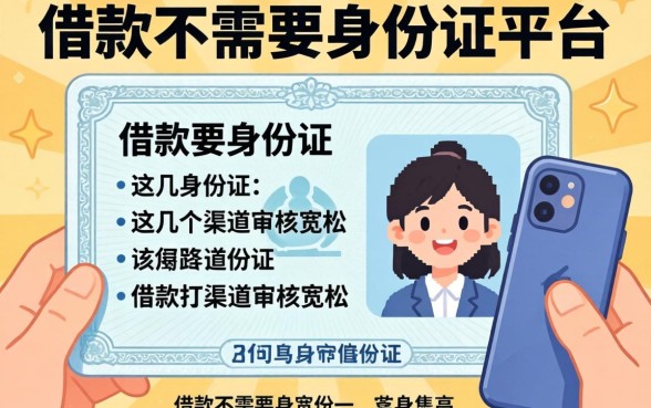 揭秘借款不需要身份证的平台，这几个渠道审核宽松