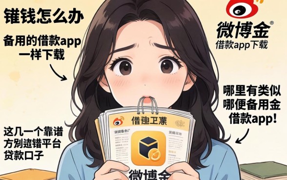 急需用钱怎么办?哪里有类似微博备用金借款app下载一样方便的贷款口子?这几个靠谱平台别错过