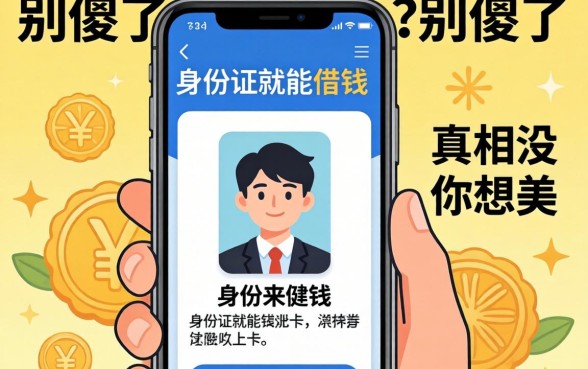 不用拍身份证就能借钱的软件？别傻了，真相没你想那么美