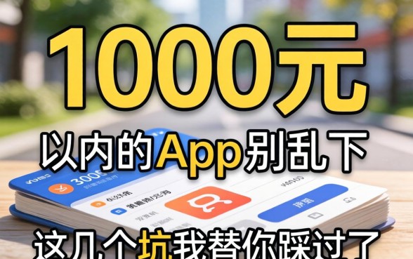 借钱1000元以内的app别乱下，这几个坑我替你踩过了