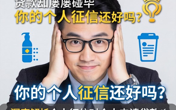 想贷款却屡屡碰壁？你的个人征信还好吗？深度解析个人征信对个人申请贷款的重要性