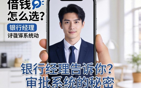 手机借钱怎么选？银行经理告诉你审批系统的秘密