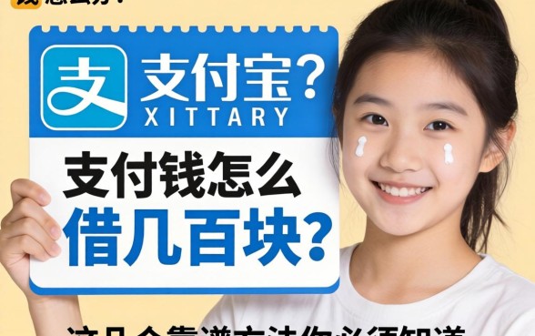 急需用钱怎么办？支付宝怎么借几百块？这几个靠谱方法你必须知道