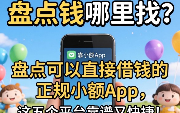 急需用钱哪里找？盘点可以直接借钱的正规小额app，这五个平台靠谱又快捷！
