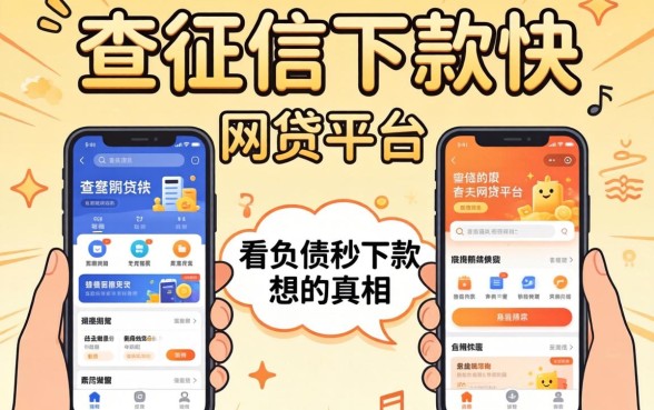 我试了那些不查征信下款快的网贷平台，发现不看负债秒下款的真相和你想的不一样