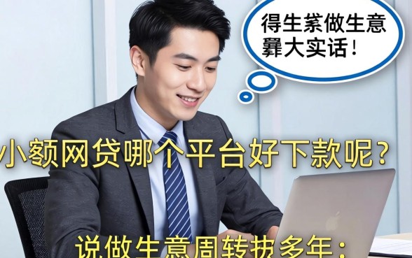 小额网贷哪个平台好下款呢？做生意周转多年，说几句得罪人的大实话
