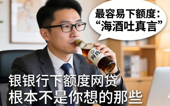 银行经理酒后吐真言：最容易下额度的网贷根本不是你想的那些