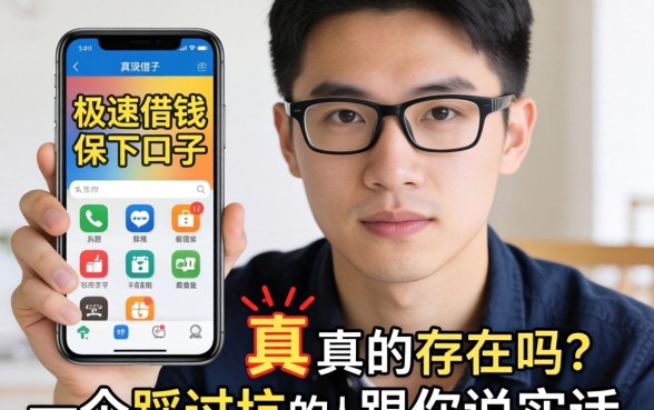 手机极速借钱保下口子真的存在吗？一个踩过坑的人跟你说实话
