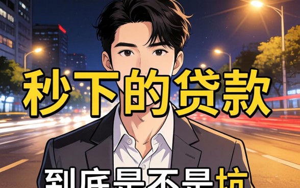 2026晚上可以秒下的贷款，到底是不是坑？