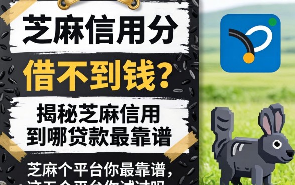 芝麻信用分高却借不到钱?揭秘芝麻信用到哪贷款最靠谱,这五个平台你试过吗?
