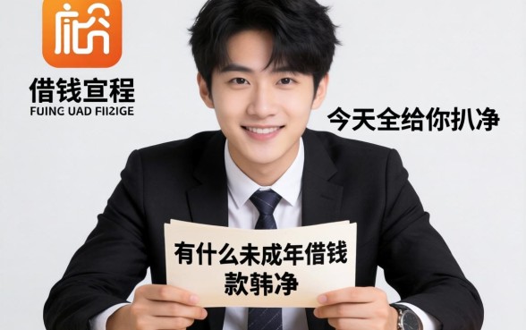 未成年人想借钱？有什么未成年借钱的软件，今天全给你扒干净